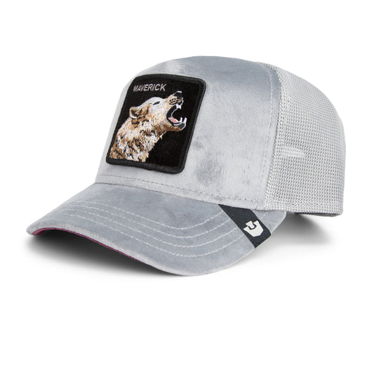 Goorin Cap Maverick- Velour Wolf-GLOSS-Gray