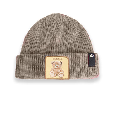 Goorin Children's The Cuddly Beanie Mini Biscuit Taupe
